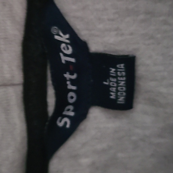 Nantucket boat basin heavy grey Sport tek hoodie, size L - Picture 3 of 8